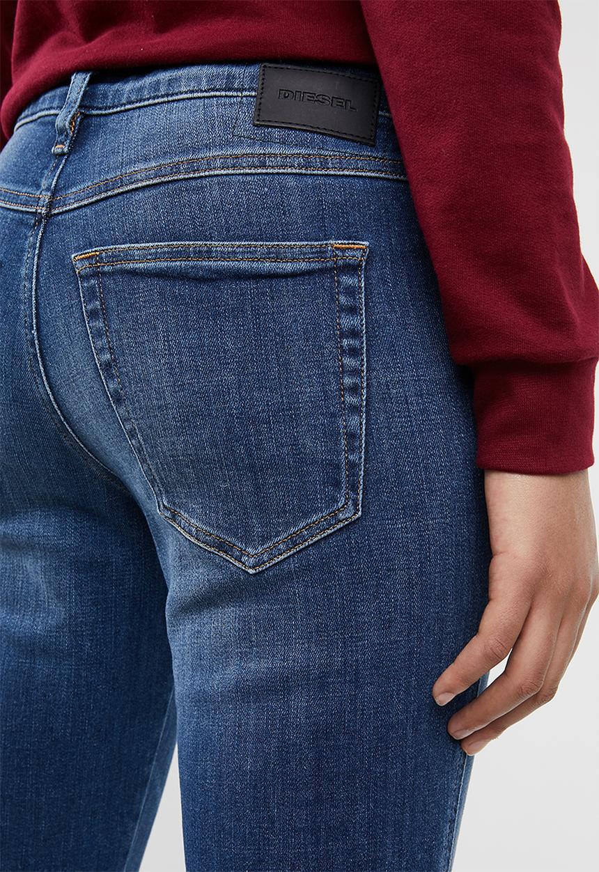 Diesel  - Babhila mid cropped jeans - blue 
