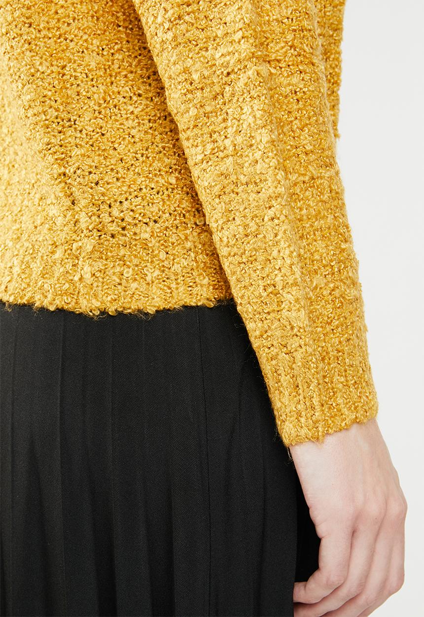 Jacqueline de Yong - Bucca pullover knit - yellow 