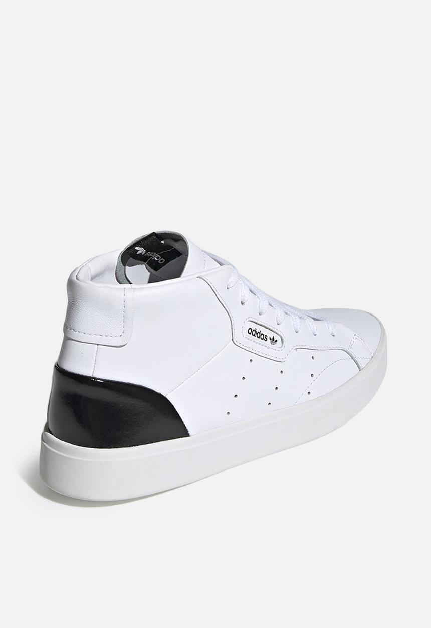 adidas Originals - adidas SLEEK MID W - ftwr white/ftwr white/core black