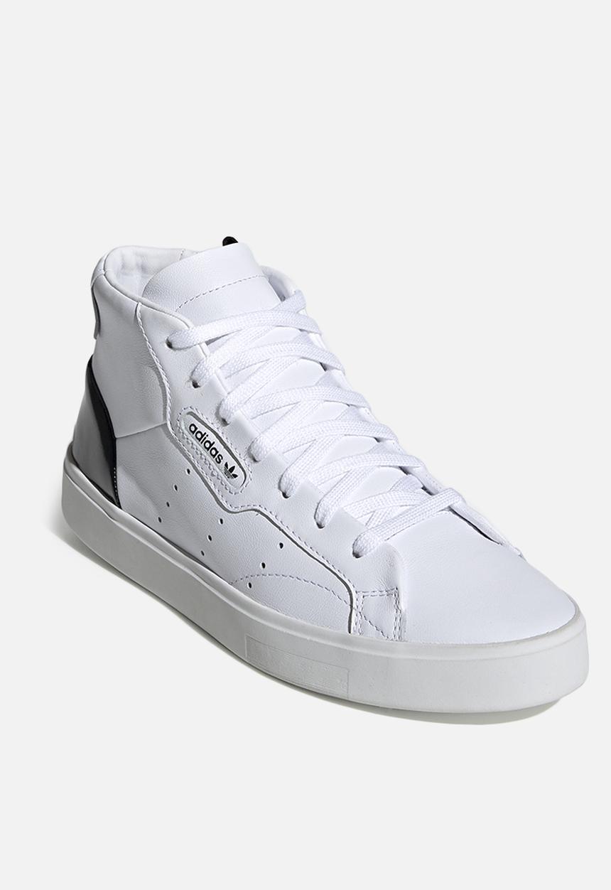 adidas Originals - adidas SLEEK MID W - ftwr white/ftwr white/core black
