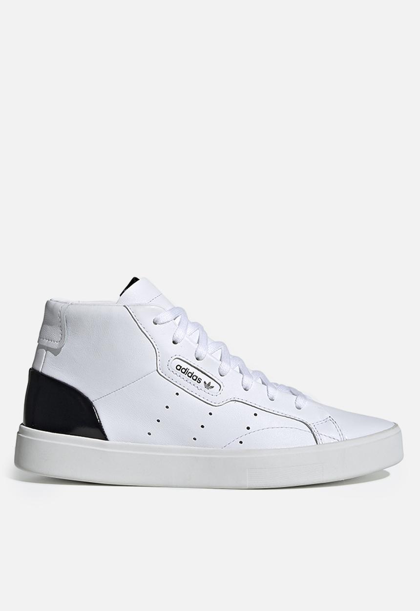 adidas Originals - adidas SLEEK MID W - ftwr white/ftwr white/core black