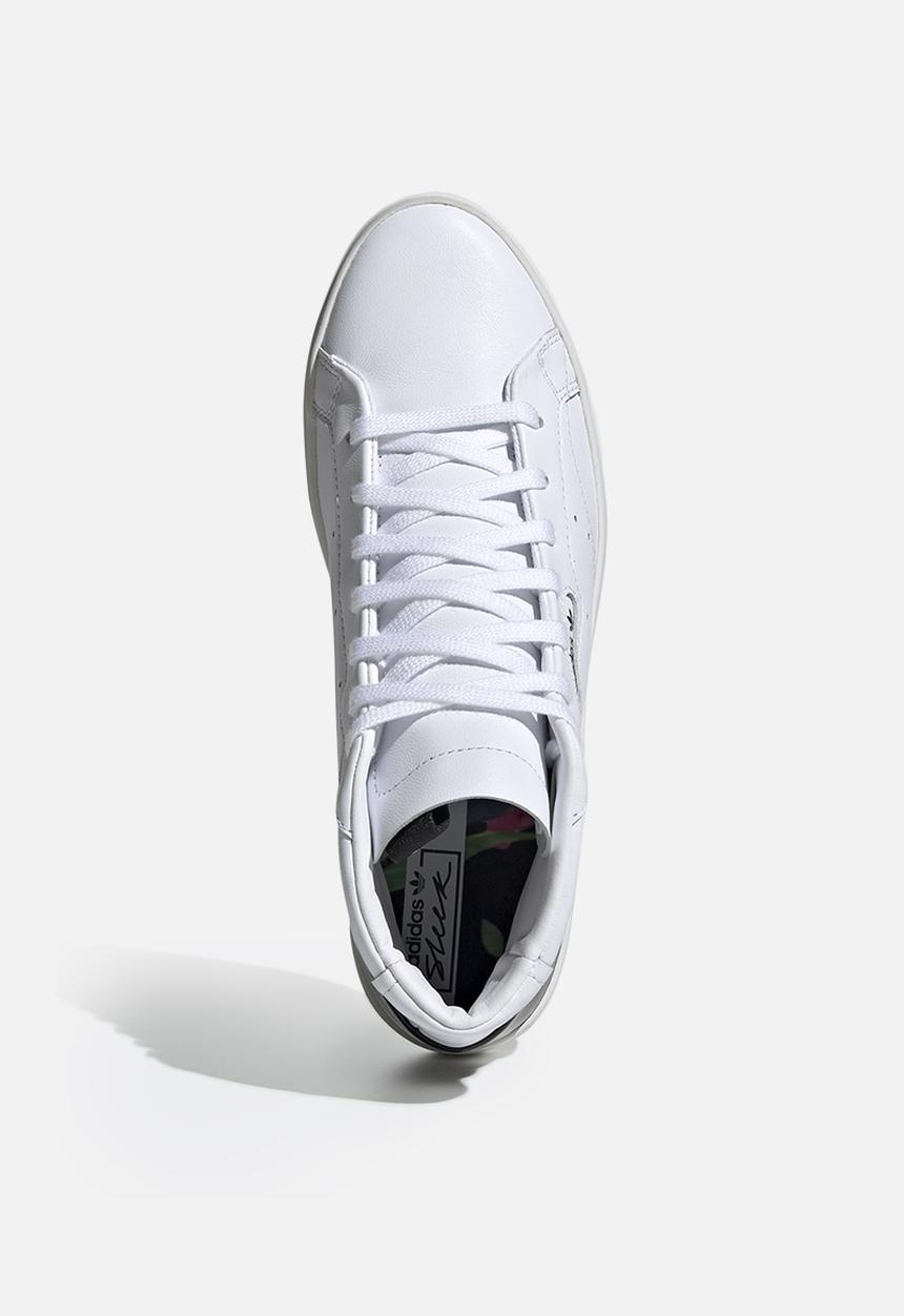adidas Originals - adidas SLEEK MID W - ftwr white/ftwr white/core black
