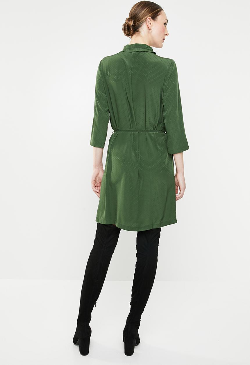 Jacqueline de Yong - Gilbert 3/4 dress - green 