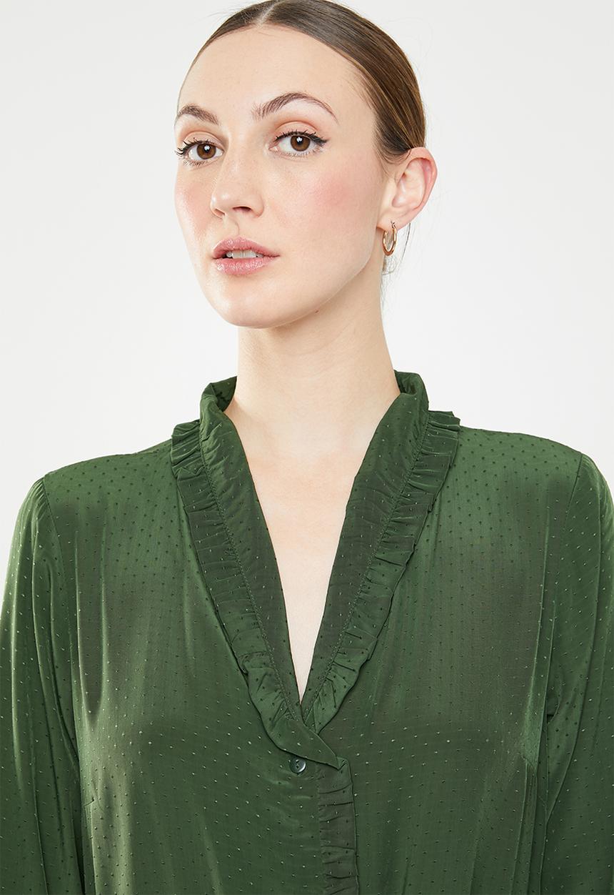 Jacqueline de Yong - Gilbert 3/4 dress - green 