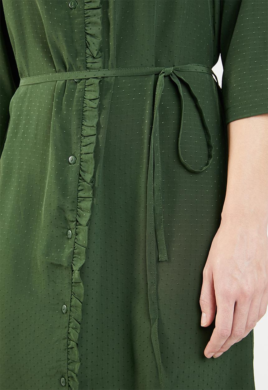 Jacqueline de Yong - Gilbert 3/4 dress - green 