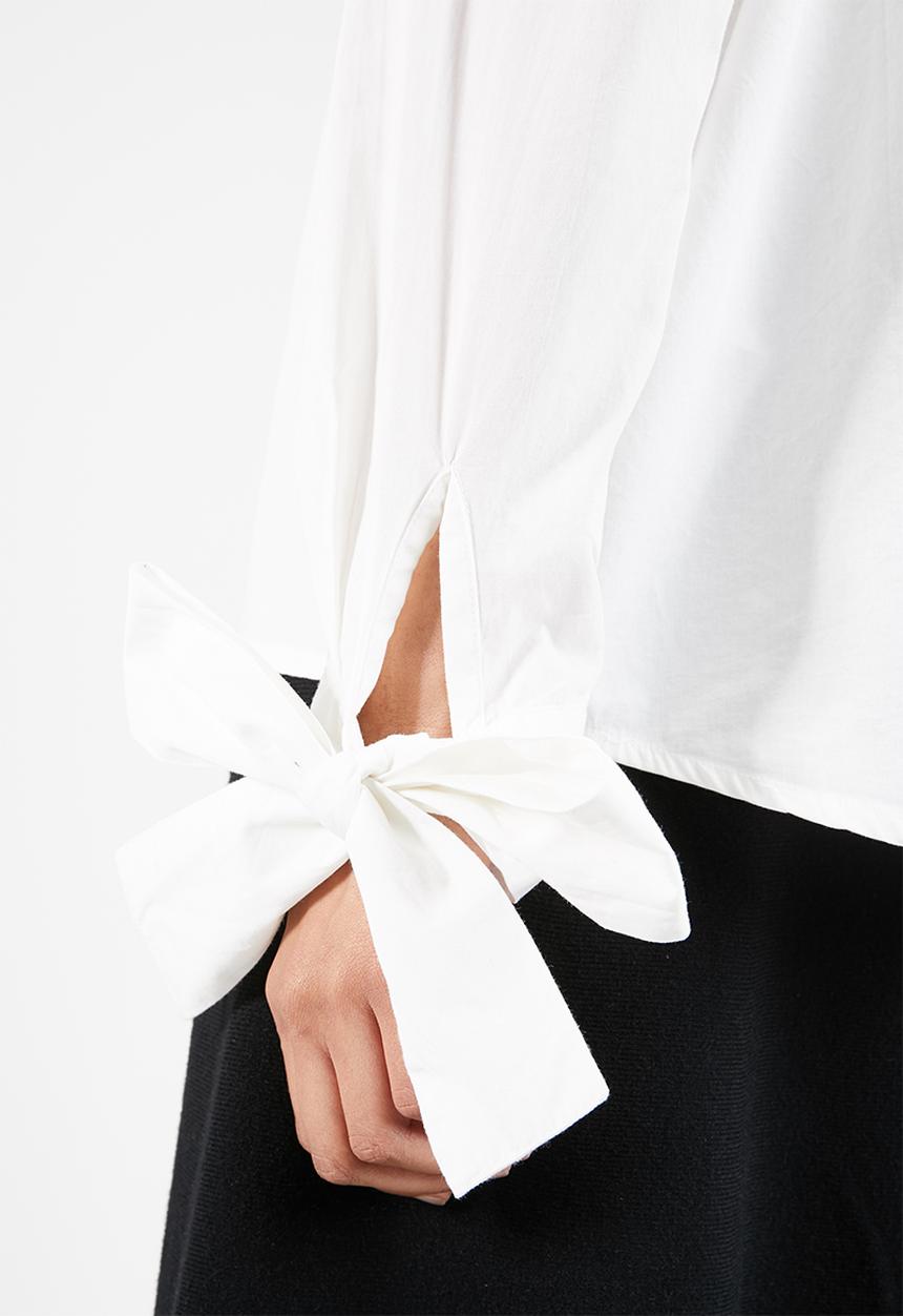 Vero Moda - Flow long sleeve midi shirt - white