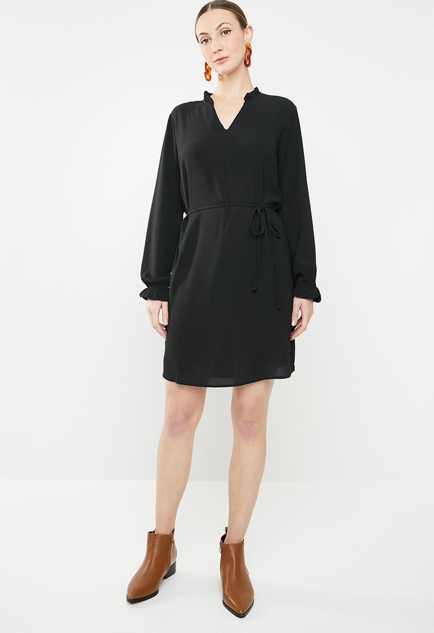 Jacqueline de Yong - Gorgeous longsleeve dress - black