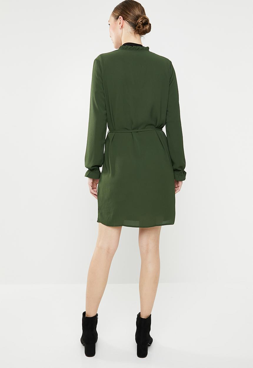 Jacqueline de Yong - Gorgeous long sleeve dress - green 