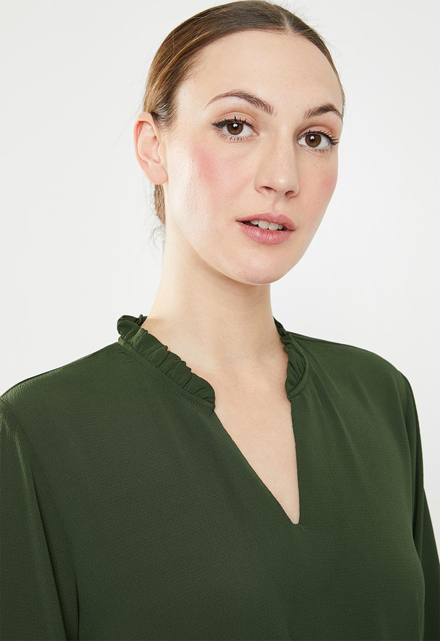 Jacqueline de Yong - Gorgeous long sleeve dress - green 
