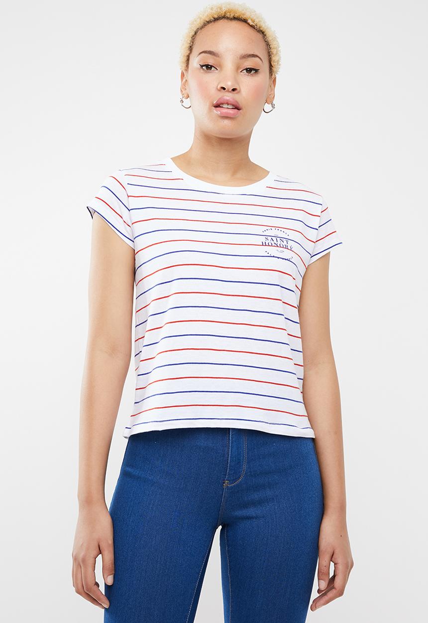 Cotton On - Tbar friends tee - white 