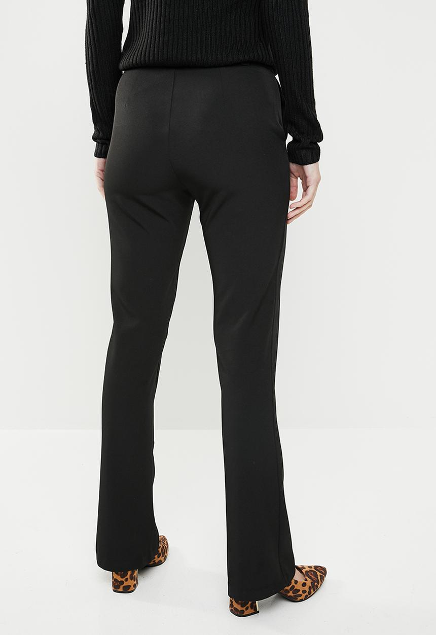 edit - Classic bootleg pants - black