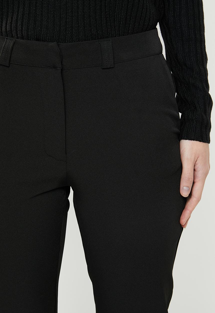 edit - Classic bootleg pants - black