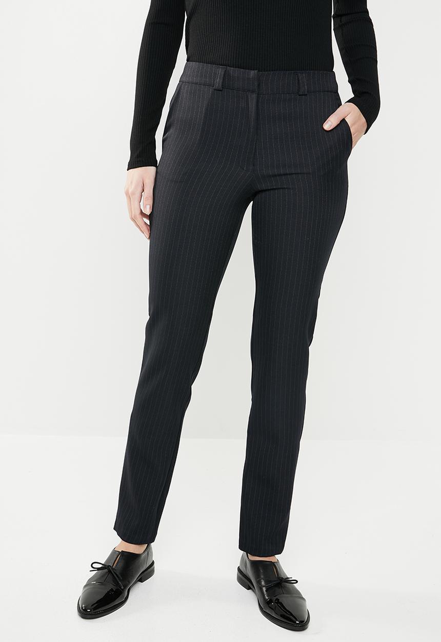 edit - Classic ankle grazer pants - navy