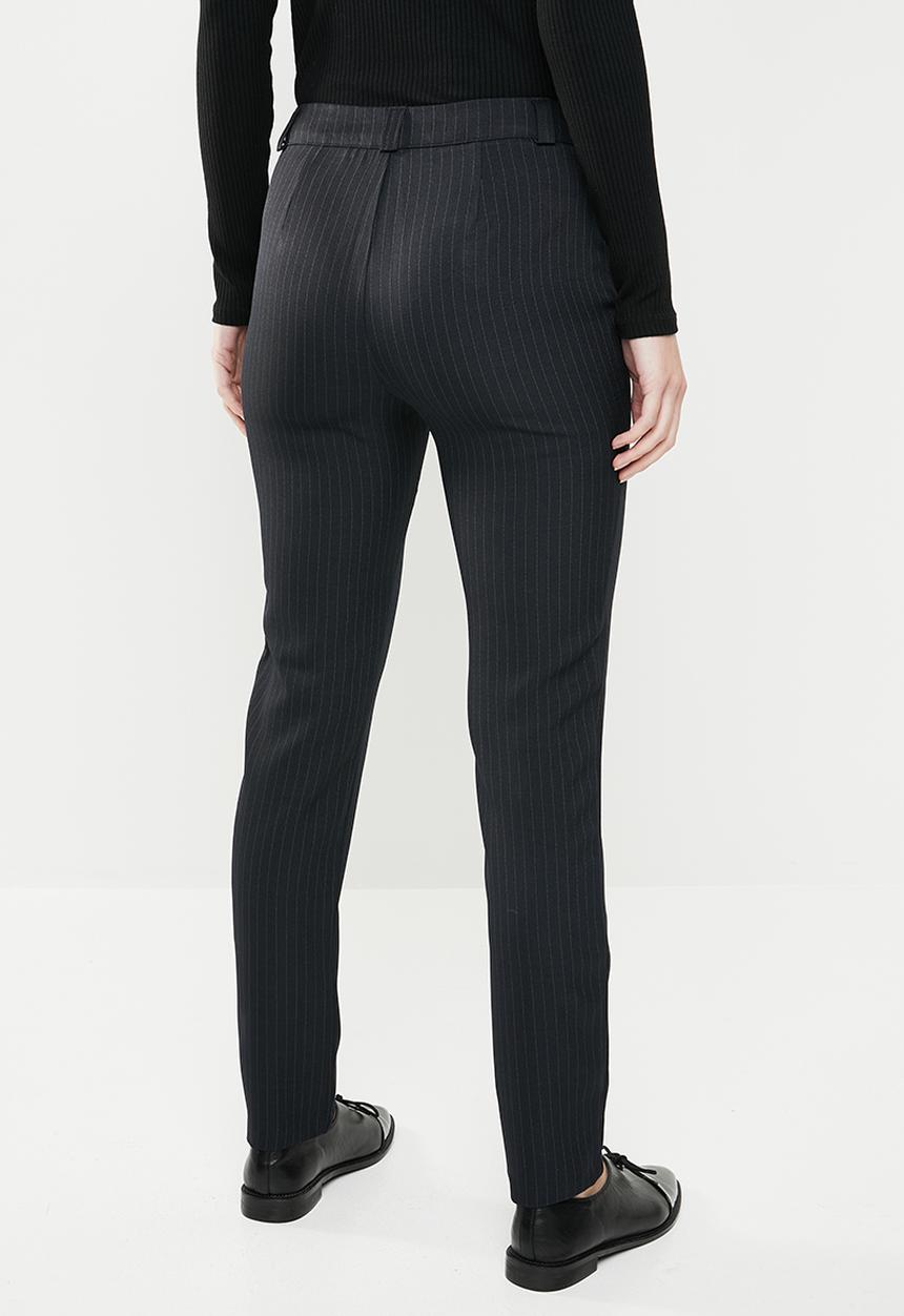 edit - Classic ankle grazer pants - navy