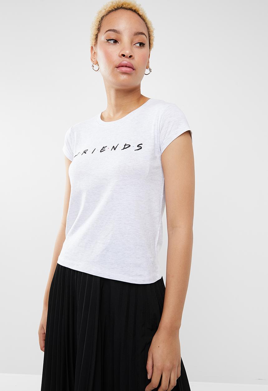 Cotton On - Tbar friends graphic tee - grey