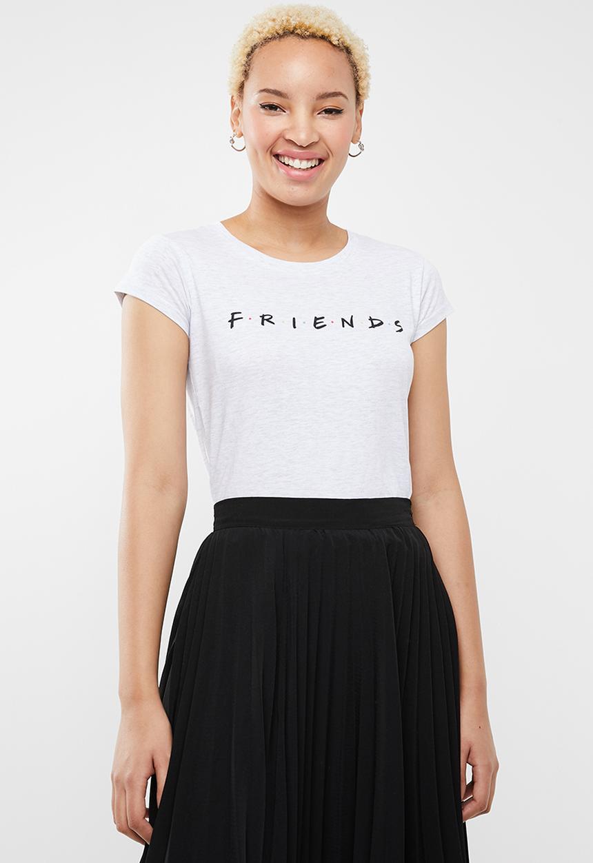 Cotton On - Tbar friends graphic tee - grey