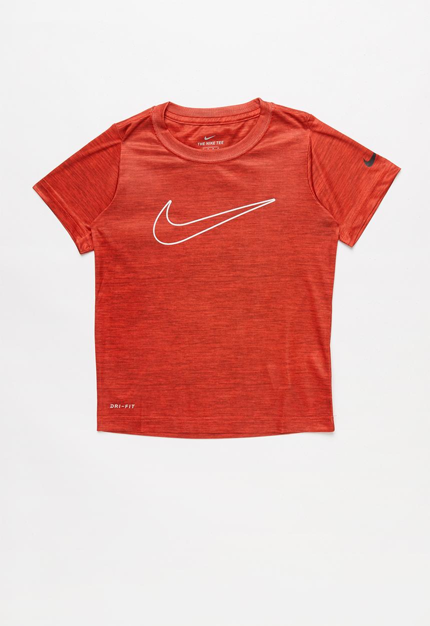 Nike - Nkb crossdye swoosh df tee - red