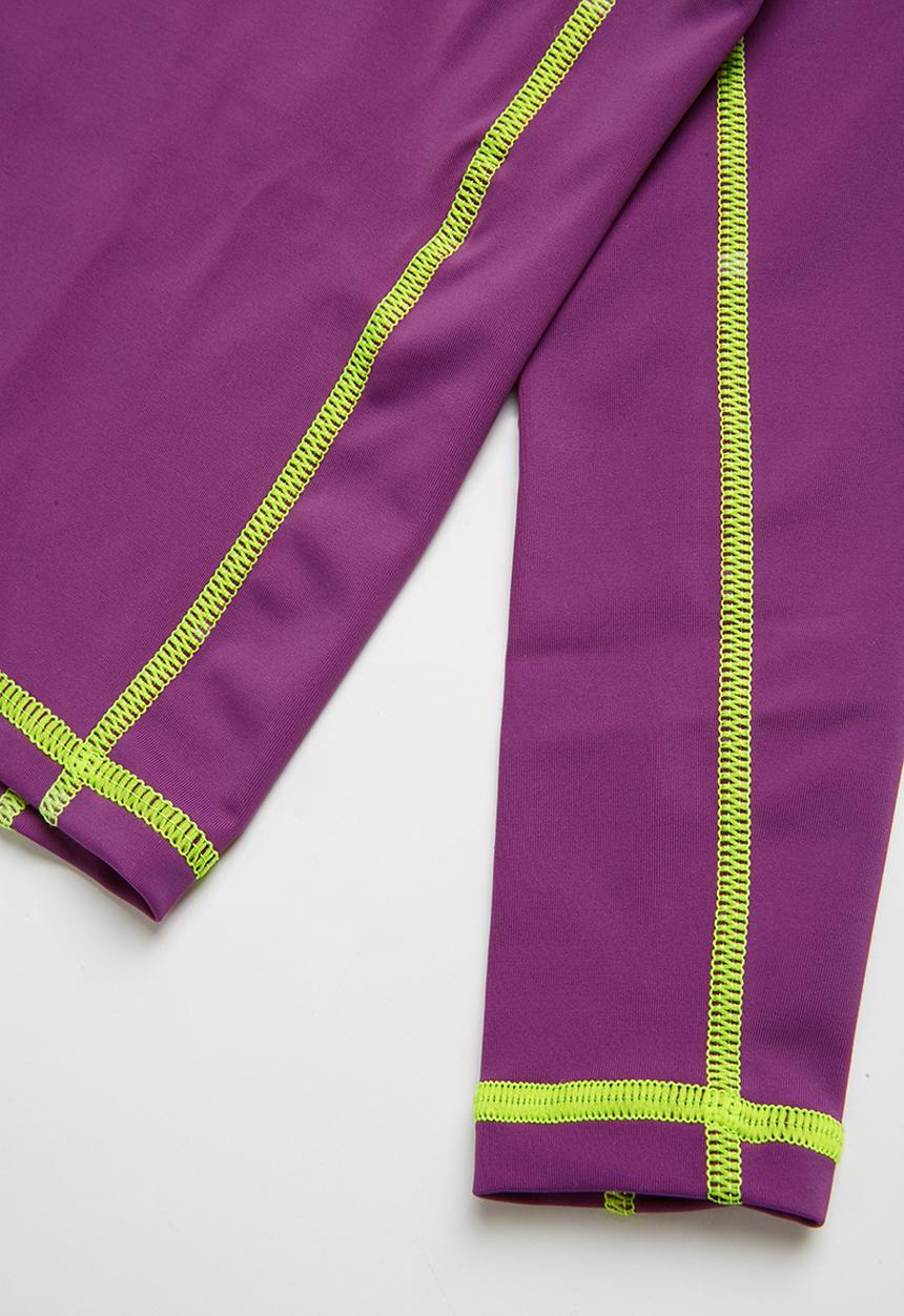 Lizzy - Dollliane 2 piece rashvest set - purple & green