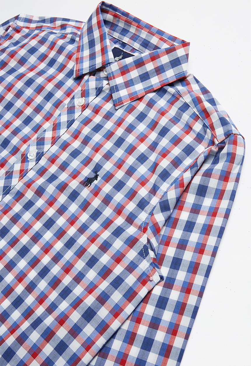 POLO - Brandon checked shirt - multi
