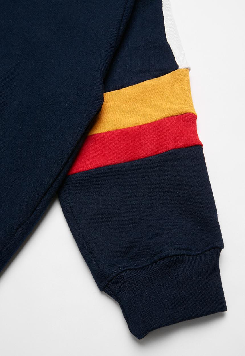 Pop Candy - Kids tracksuit - navy & orange