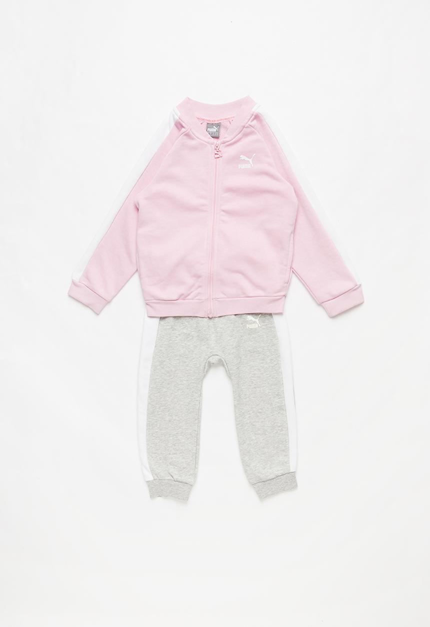 PUMA - Minicats T7 jogger TR - pink & grey