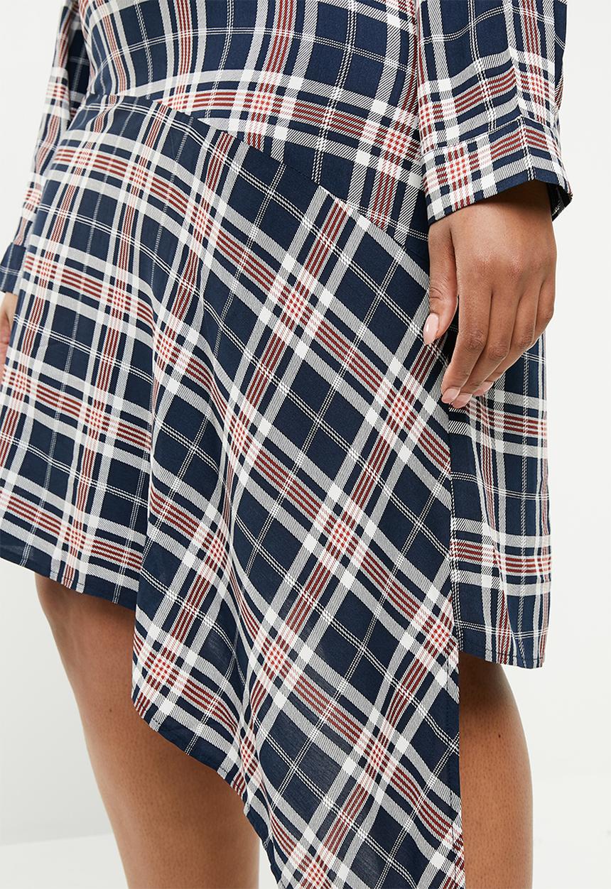 Superbalist - Asymmetrical shirt dress - multi