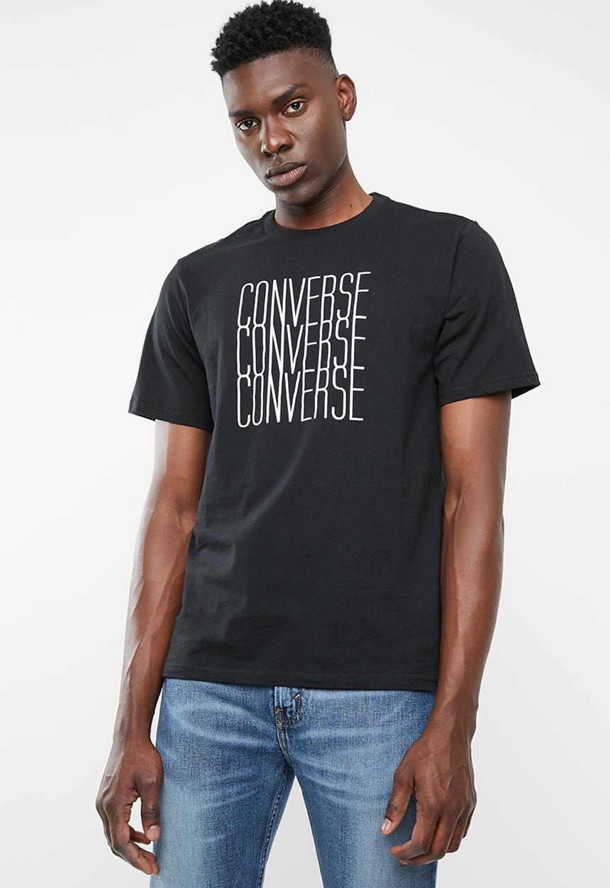 Converse - Converse logo remix tee - black