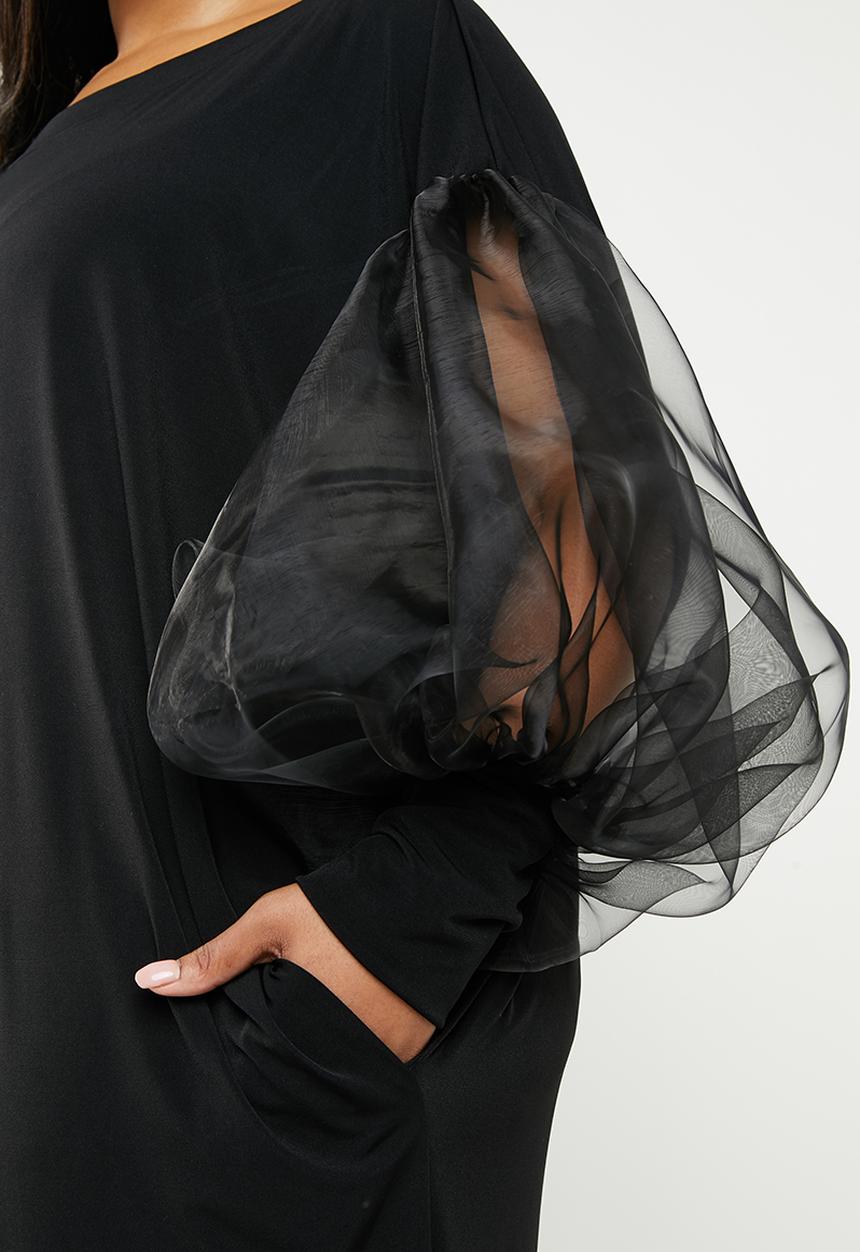 Plus-Fab - Lusherns dress - black