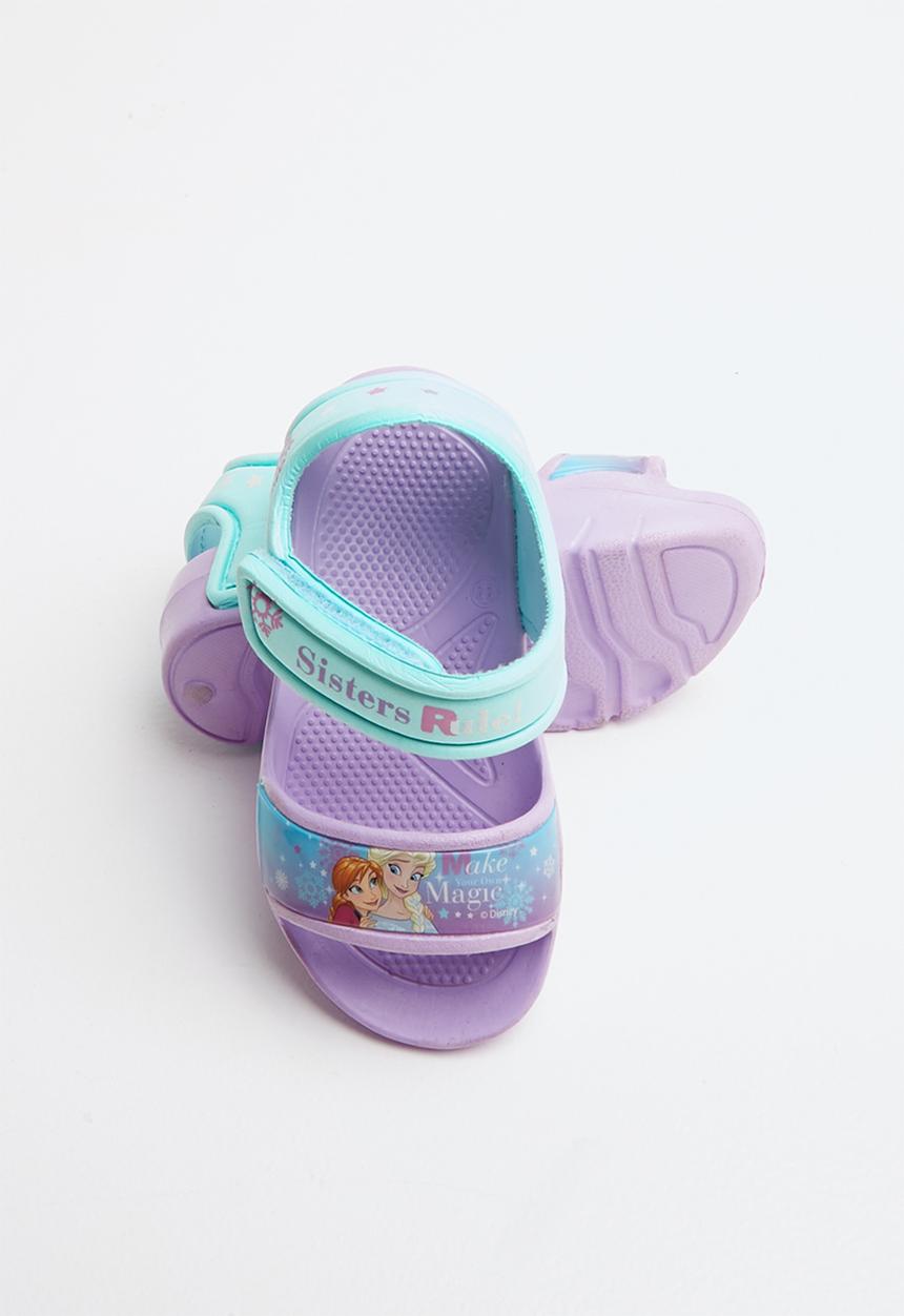 Character Fashion - Frozen adventure sandals- purple & turquoise 