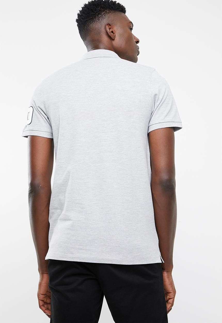 Jack & Jones - Wiskit short sleeve polo - grey