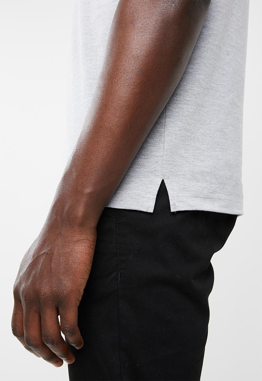 Jack & Jones - Wiskit short sleeve polo - grey