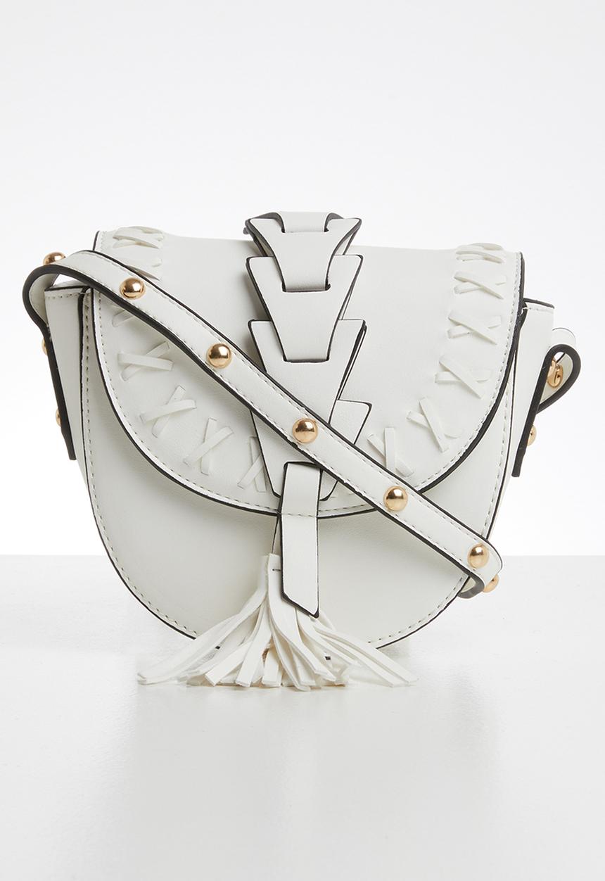 ONLY - Tassel crossbody bag - white