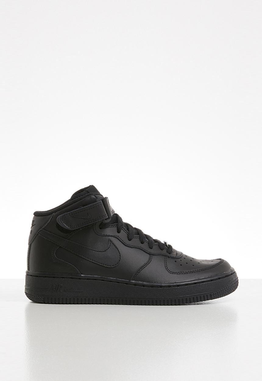Nike - Nike air force 1 mid basketball sneaker - black