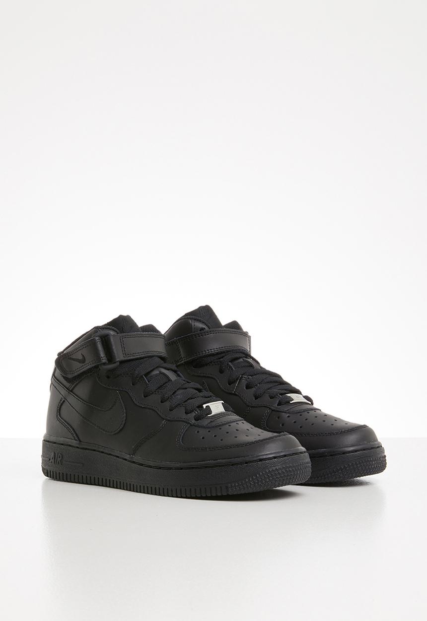Nike - Nike air force 1 mid basketball sneaker - black