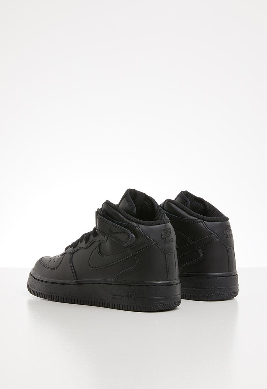 Nike - Nike air force 1 mid basketball sneaker - black