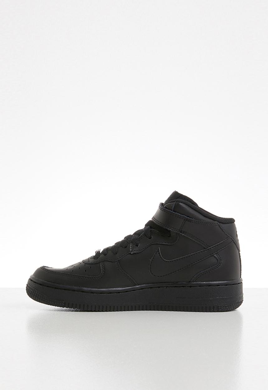 Nike - Nike air force 1 mid basketball sneaker - black