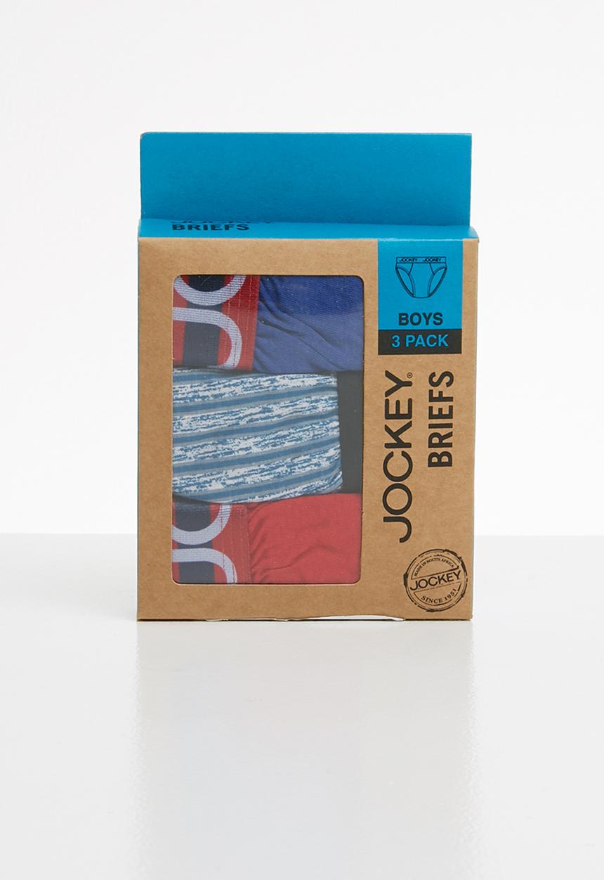 Jockey - Nautical 3 pack briefs - multi