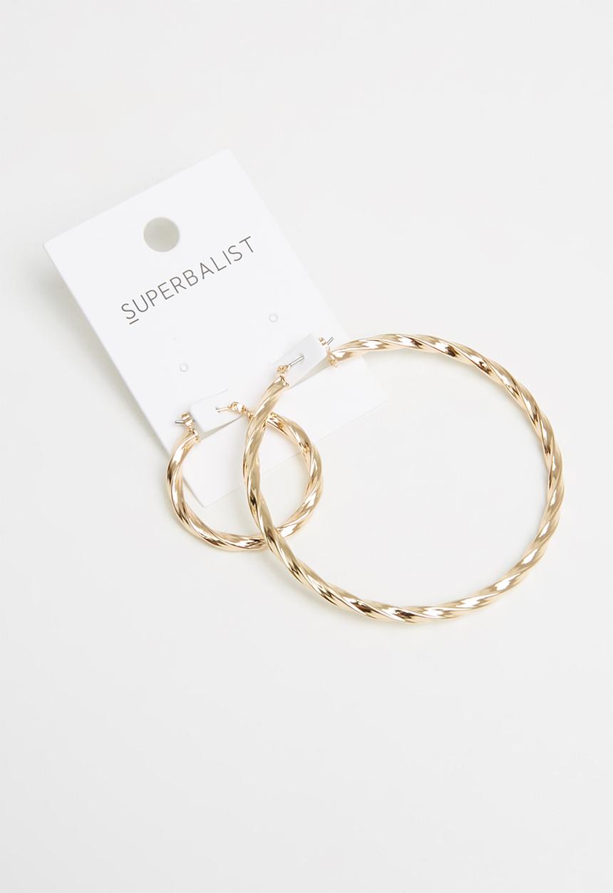 Superbalist - Helena mismatched earrings - gold