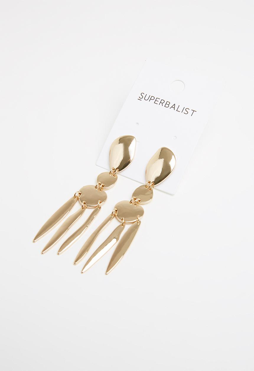Superbalist - Blake drop earrings - gold