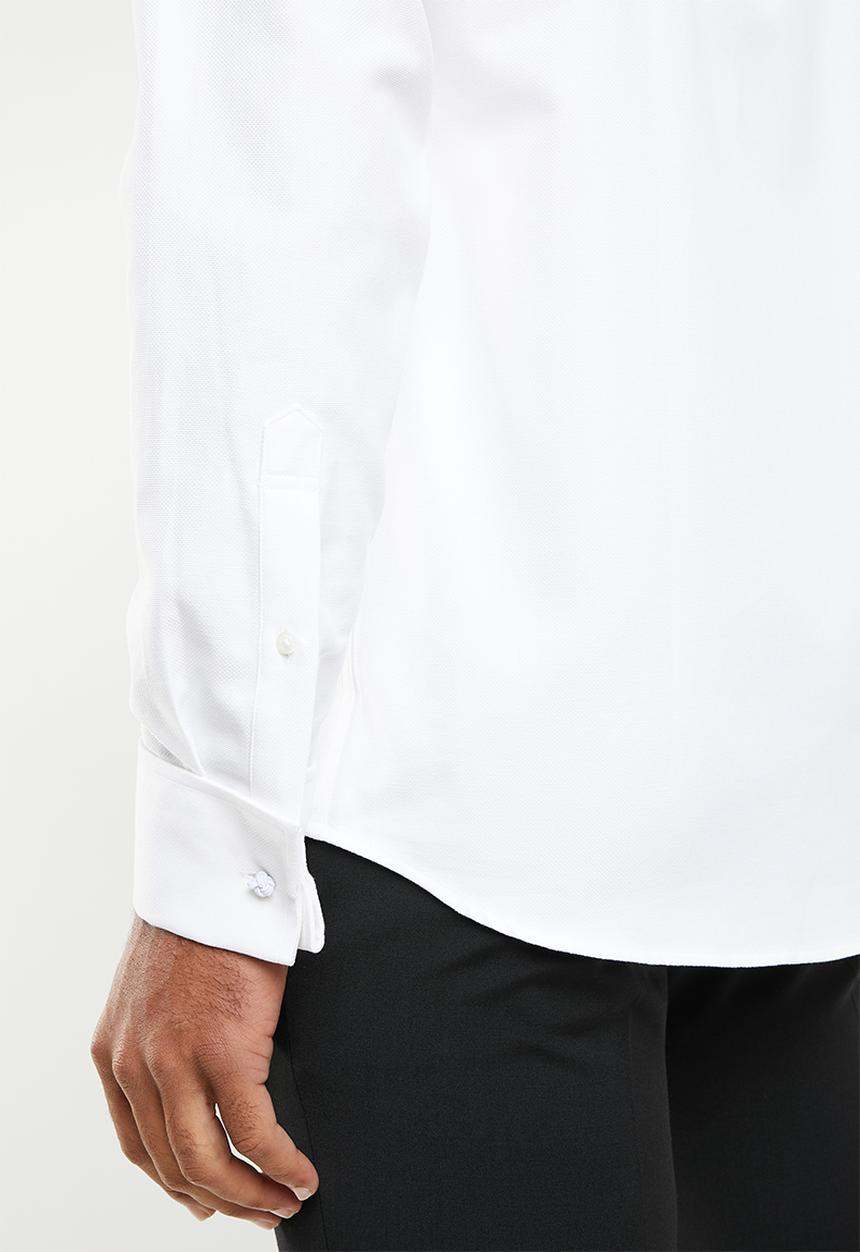 POLO - Formal lounge shirt - white