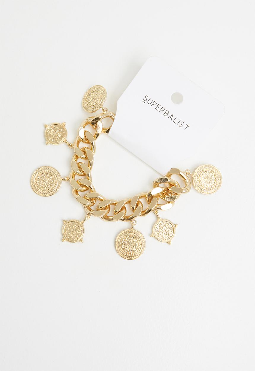 Superbalist - Medallion bracelet - gold