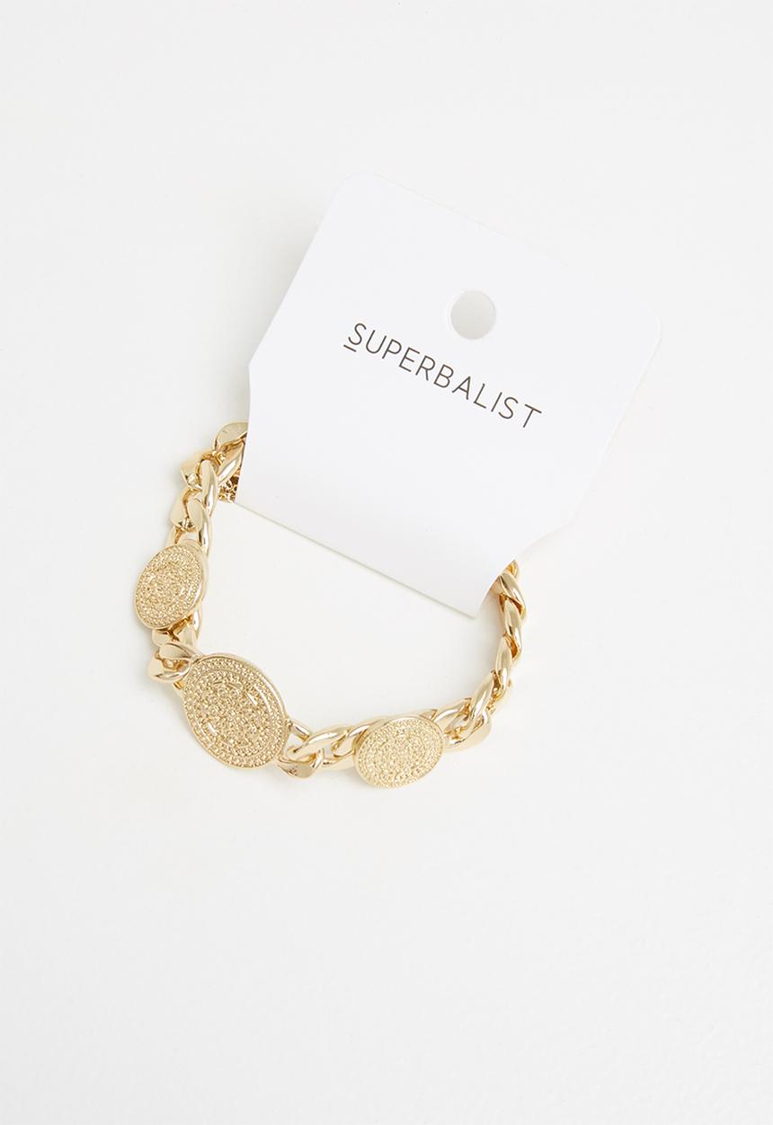 Superbalist - Vintage medallion bracelet - gold