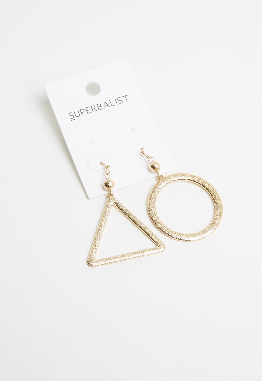 Superbalist - Treacey mismatched earrings - gold