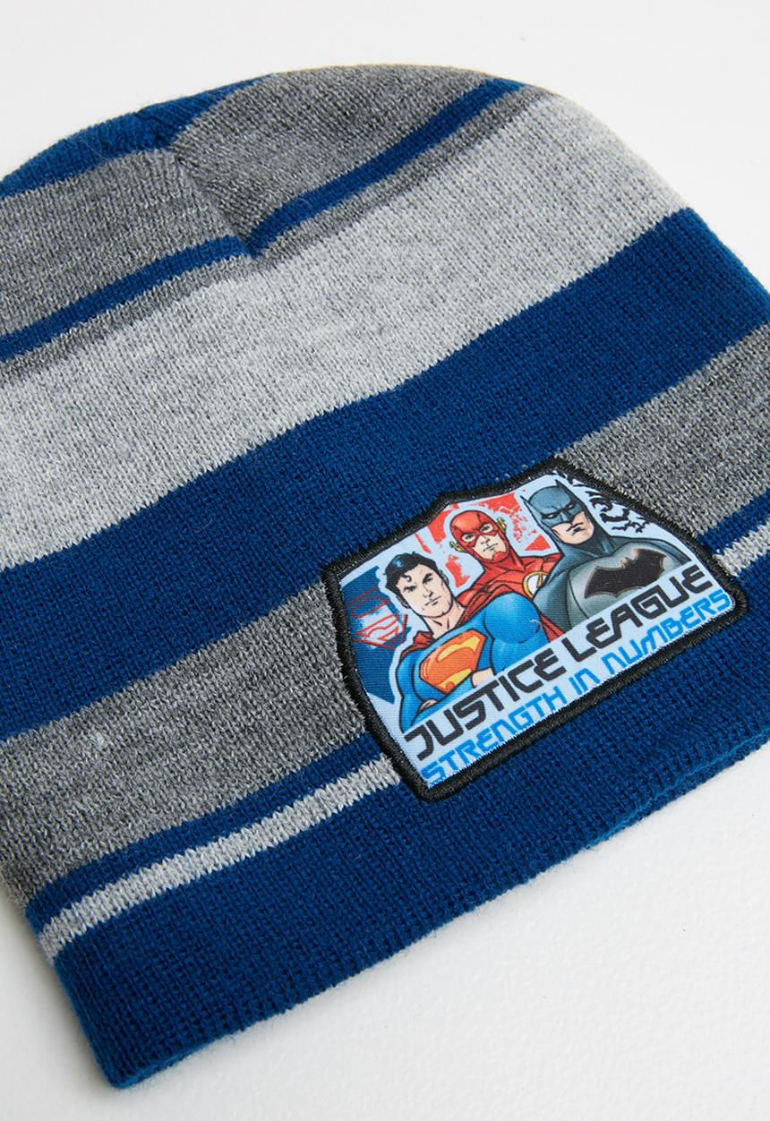 Character Fashion - Justice League 3 piece winter set - blue & grey