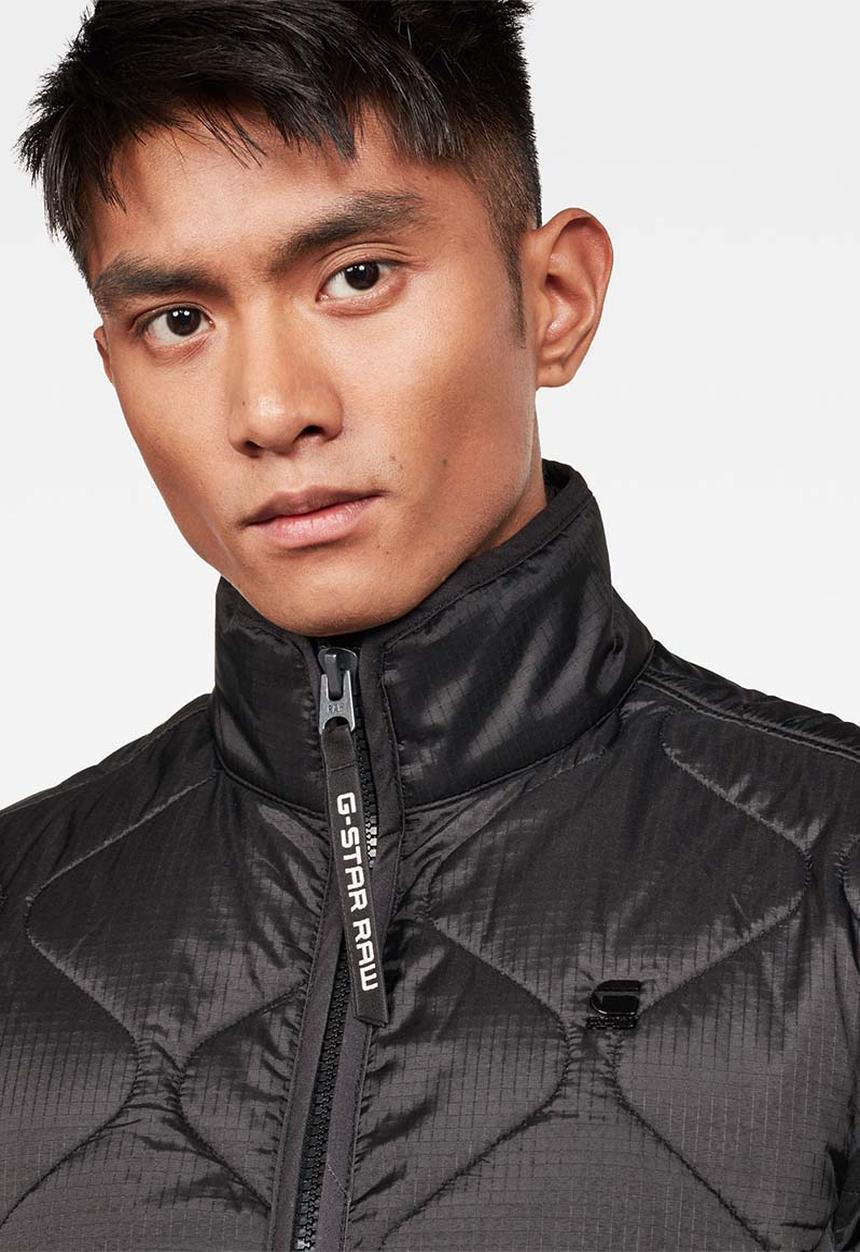 G-STAR - Elda liner overshirt jacket - black