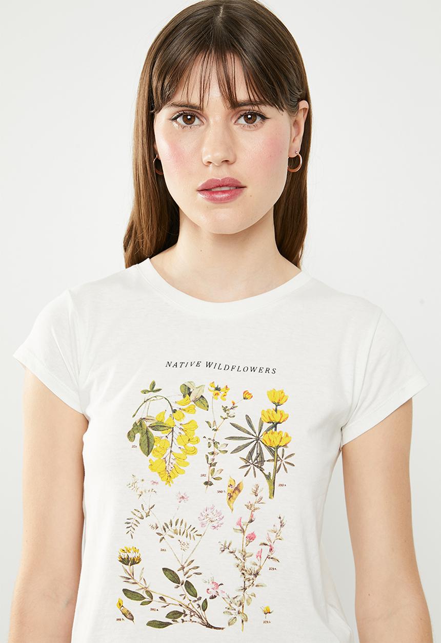 Cotton On - Essential art tee - neutral