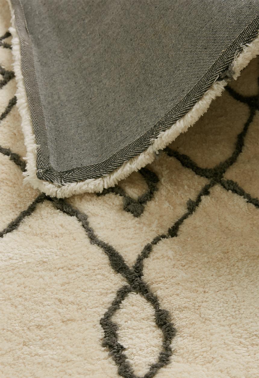 Fotakis - Nara shaggy rug - cream/grey