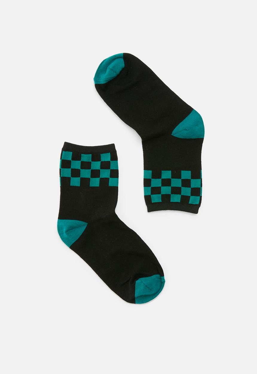 Vans - Cali native sock 1 pack - black & green