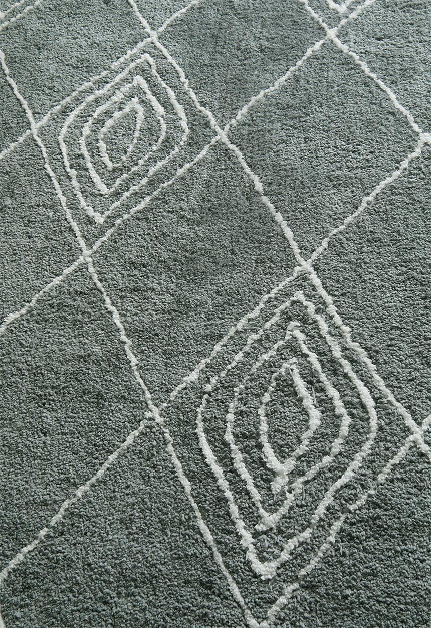 Fotakis - Nara shaggy rug - grey/white