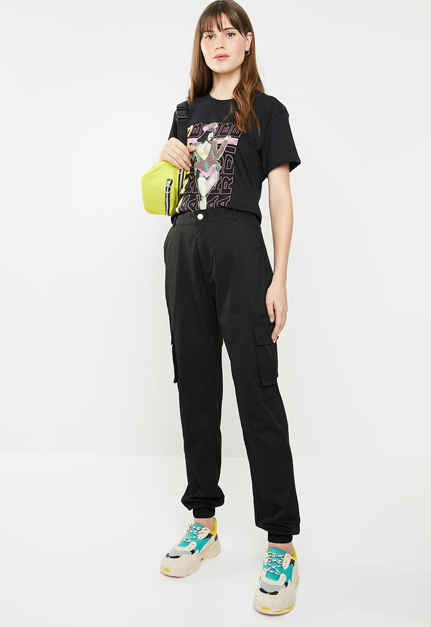 Cotton On - Classic band Cardi B tee - black